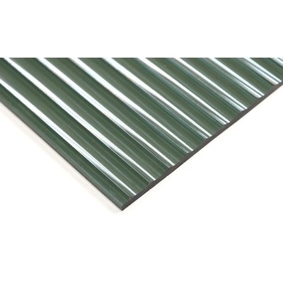 Verre à motifs à température tempérée gris brillant clair/verre art avec certificat ISO
