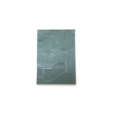 Verre à motifs à température tempérée gris brillant clair/verre art avec certificat ISO