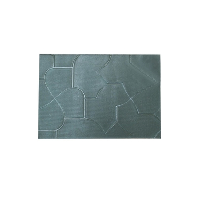 Verre à motifs à température tempérée gris brillant clair/verre art avec certificat ISO