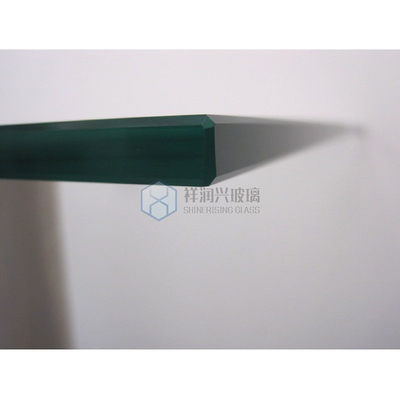 Verre à sandwich de sécurité trempé laminé sur mesure de 12 mm avec bord plat poli