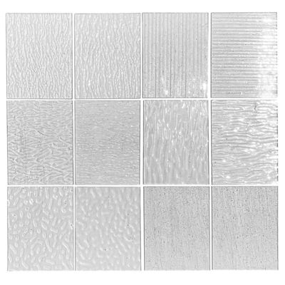 3 mm 4 mm 5 mm bâtiment Karatachi Nashiji Flora Glass pour la décoration intérieure