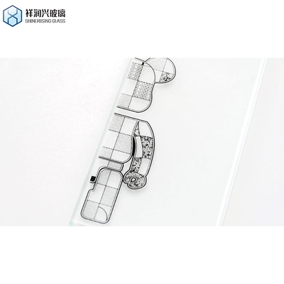 Verre d'impression à écran de soie trempé plat 0,5 mm 0,7 mm 1 mm 2 mm 3 mm pour écran tactile capacitif