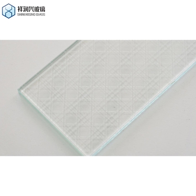 Processus flottant 10 mm verre trempé pour le sol de construction de porte/verre congelé verre satiné