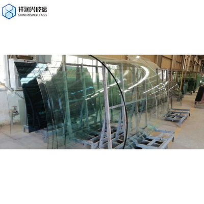 Verre trempé physiquement de 6 mm, 8 mm, 10 mm, 12 mm, durci avec bord plat poli