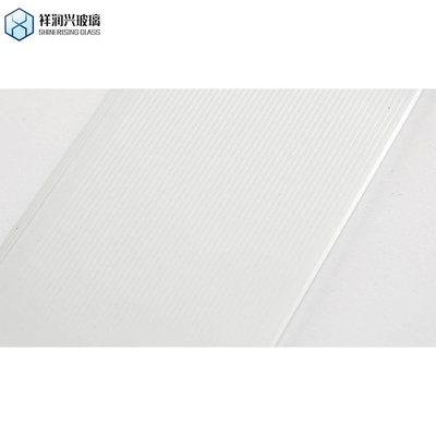 SGS accrédité verre à motifs trempés à texture claire de roseau pour la décoration de bâtiments