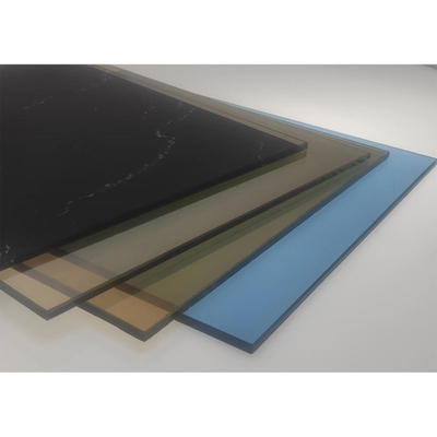 Vitrage trempé flottant transparent plat/courbé certifié ISO 3 mm-19 mm Vitrage trempé à faible teneur en fer 8 mm