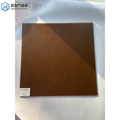 Verre à motifs Nashiji de couleur bronze doré personnalisé avec bord plat poli