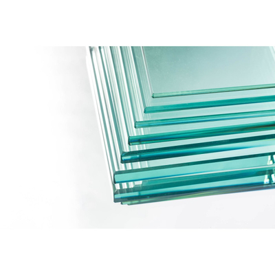 Demande personnalisée 10 mm 12 mm verre trempé pour bâtiment stratifié/peint/gravé à l'acide