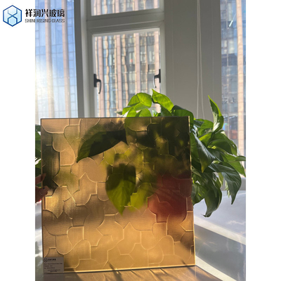Euro Bronze/Gray Tinted Moru Glass/Pattern Glass pour le bâtiment Sice comme le client principal