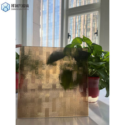 Panneau de verre à motifs en bronze pour les bâtiments personnalisés