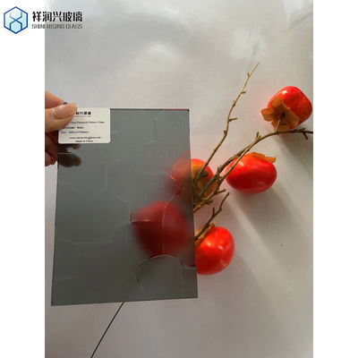 Vitres à figures de 4 mm brunes certifiées ISO Flora/Nashiji/Karatachi pour la décoration intérieure/fenêtre/porte en verre