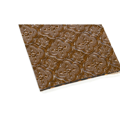 Structure solide Large plaque 6 mm 8 mm Tempered Bronze Tinted Mirror Glass pour le bâtiment