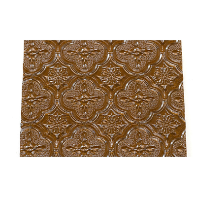Brun 3-8 mm Bleu gris Bronze Figure d'art Verre Moru Mistelite Mosaïque Flûte Fleur Flore Vague de bambou Vue océanique Verre