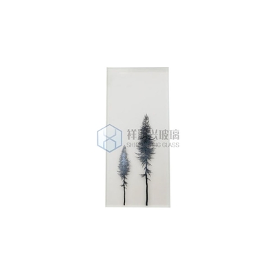 Vitrage à chaleur plat décoratif transparent personnalisé pour salon Certificat CE