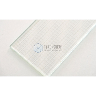 Édifice décoratif Couleur solide Verre fondu Art Pattern Tache Verre trempé à froid