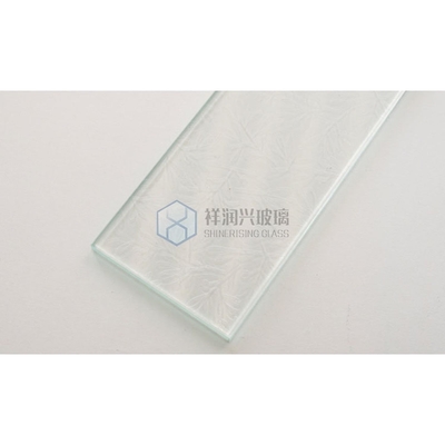 Verre plat à motifs personnalisés pour portes et fenêtres Verre de salle de bain