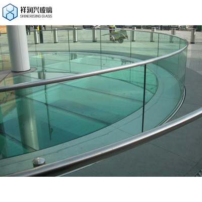 Panneau de verre trempé plat de 12 mm pour clôture de piscine