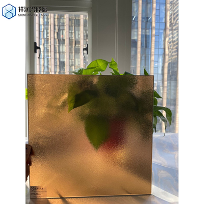 Structure solide personnalisée grande art teinté feuilles de verre durci pour la fenêtre claire