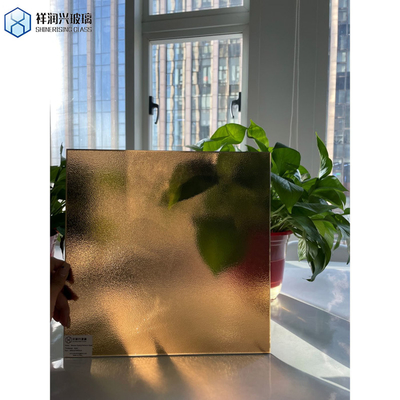 Structure solide personnalisée grande art teinté feuilles de verre durci pour la fenêtre claire