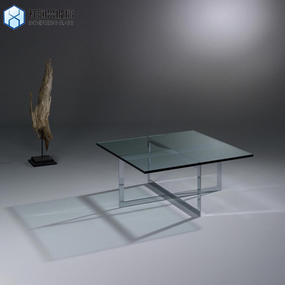 Panneau de verre trempé flottant durci de 6 mm 8 mm 10 mm d'épaisseur incassable pour bâtiment en ascension