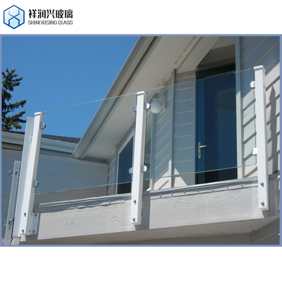 Panneau de verre trempé flottant durci de 6 mm 8 mm 10 mm d'épaisseur incassable pour bâtiment en ascension