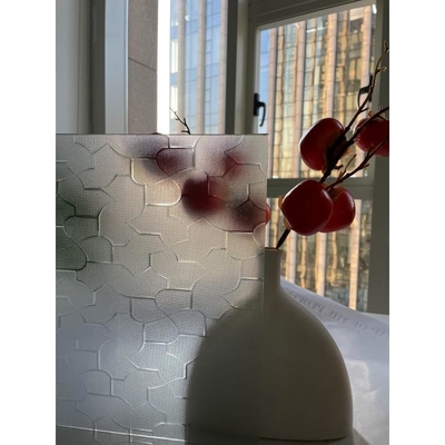 5 mm de verre transparent Nashiji Millenium Karatachi Wanji en verre laminé à motifs figurés pour la décoration de bâtiments 4 mm