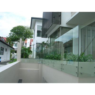 4-12 mm verre trempé pour architecture personnalisée de douche