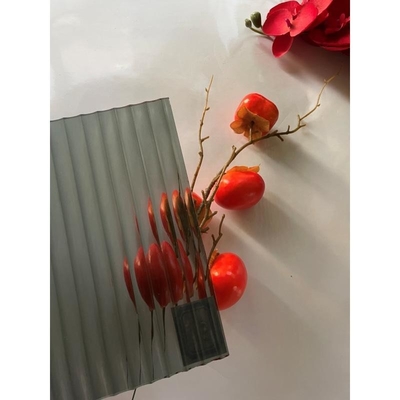 8 Dureté Mohs Points de pluie Modèle Panneaux de verre de roseau teintés tempérés 4 mm 5 mm 6 mm 10 mm