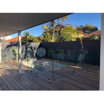 Verre trempé plat de 3 mm à 19 mm d'épaisseur Verre pour terrasse sur le toit Verre flottant trempé S
