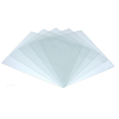 Construction bâtiment de différentes tailles verre flottant transparent avec bord plat poli