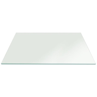 Construction bâtiment de différentes tailles verre flottant transparent avec bord plat poli