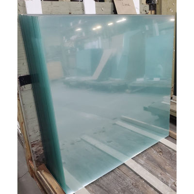 Glace trempée transparente flottante de 10 mm de sécurité verre trempé avec bord plat poli