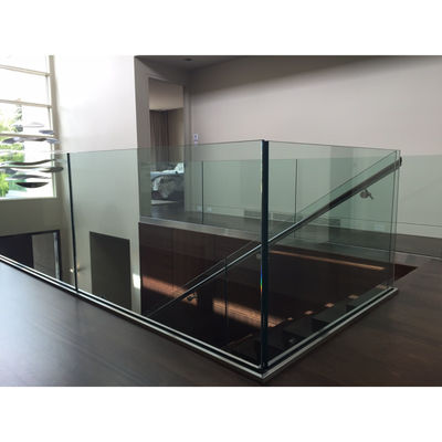 Glace trempée transparente flottante de 10 mm de sécurité verre trempé avec bord plat poli