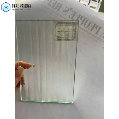 3mm 6mm 8mm Ultra Blanc Clair Moru Vitre à motifs en fer bas Panneaux de verre laminé à flûte à motifs en verre décoratif
