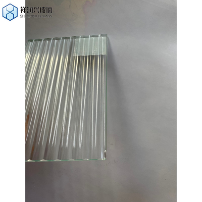 3mm 6mm 8mm Ultra Blanc Clair Moru Vitre à motifs en fer bas Panneaux de verre laminé à flûte à motifs en verre décoratif