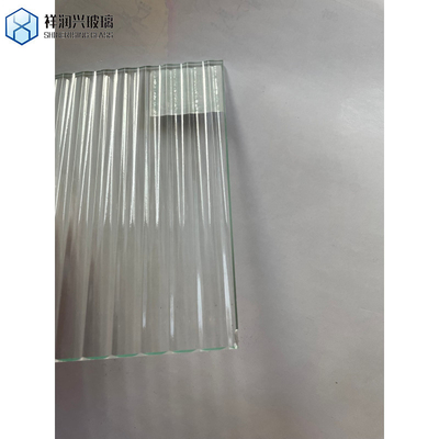 3mm 6mm 8mm Ultra Blanc Clair Moru Vitre à motifs en fer bas Panneaux de verre laminé à flûte à motifs en verre décoratif