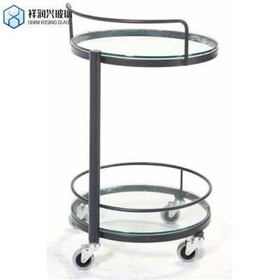 5 mm de verre laqué peint en noir sur verre flottant transparent pour les meubles et la décoration