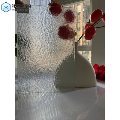 Verres simples câblés/décoratifs/de salle de bains 4-10 mm, ultra-clares, à nervures, avec panneaux de verre flotté