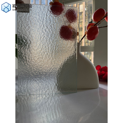 Verres simples câblés/décoratifs/de salle de bains 4-10 mm, ultra-clares, à nervures, avec panneaux de verre flotté