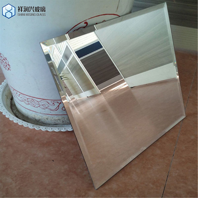 Demande personnalisée Miroirs muraux décoratifs à bord poli plat sans cadre