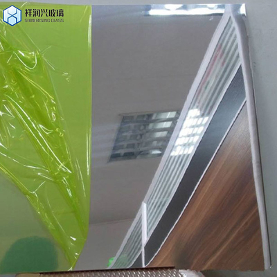 Demande personnalisée Miroirs muraux décoratifs à bord poli plat sans cadre