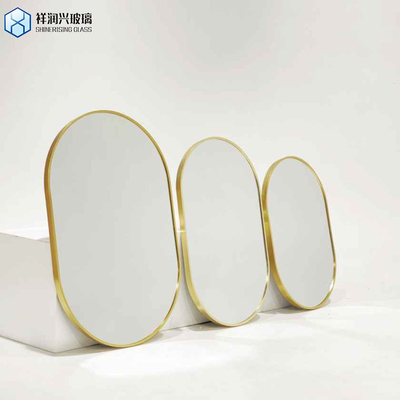 1.8mm 2mm 2.5mm 3mm taille de coupe ou taille régulière verre miroir en aluminium pour la conception intérieure