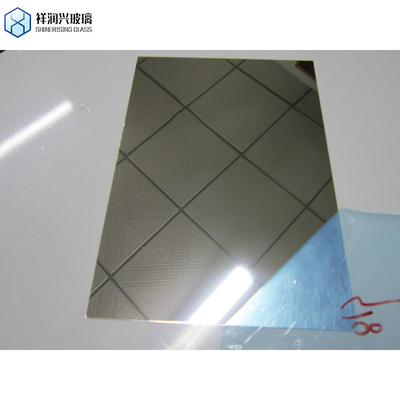1.8mm 2mm 2.5mm 3mm taille de coupe ou taille régulière verre miroir en aluminium pour la conception intérieure