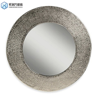 8 mm miroir en argent / miroir en aluminium murale ordinaire verre pour taille et forme personnalisées miroir sans cadre