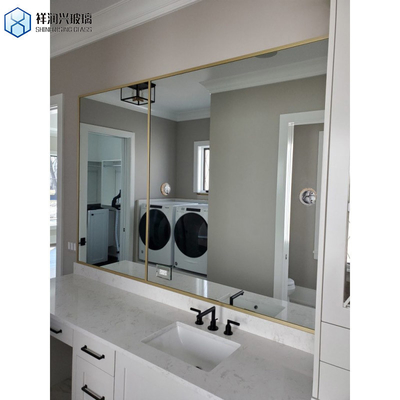 Large miroir en longueur avec finition simple en argent 2 mm-6 mm miroir en aluminium