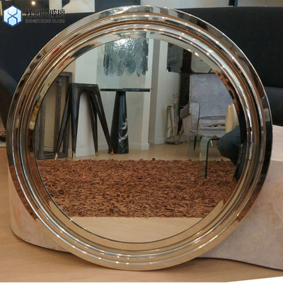 Technique Laminé sur demande personnalisée bande de verre en miroir bissuleux pour la décoration murale