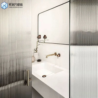 Technique Laminé sur demande personnalisée bande de verre en miroir bissuleux pour la décoration murale