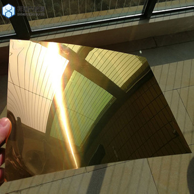 Les fabricants de Qingdao proposent un miroir de table rétro en verre d'aluminium transparent à double face