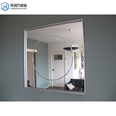 Matériau du cadre de verre Qingdao 4 mm épaisseur miroir pour la salle de danse décoration miroir murale