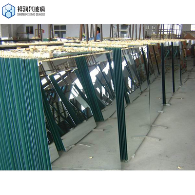 Qingdao Verre flottant transparent et propre Cosmétique réutilisable Verre miroir en aluminium transparent